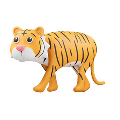 Tiger 3d animal illustration