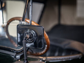 Retro and vintage old-timer car .