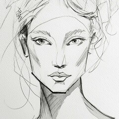 Portrait of a beautiful woman