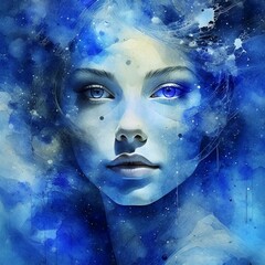 Portrait of a beautiful woman