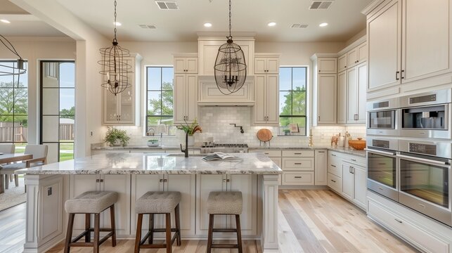 Dallas, texas - August 30th 2023 a home kitchen