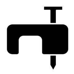 Cable Staple Icon