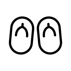 Fototapeta premium Flip Flops icon