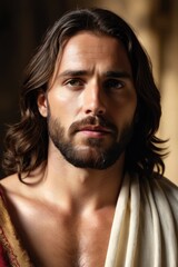 Fototapeta premium potrait of jesus christ