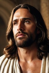 Fototapeta premium potrait of jesus christ