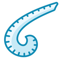 French Curve Icon