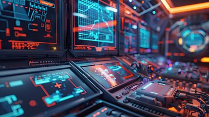 Fototapeta premium Spaceship Packaging 