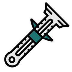 Obraz premium Hemming Gauge Icon