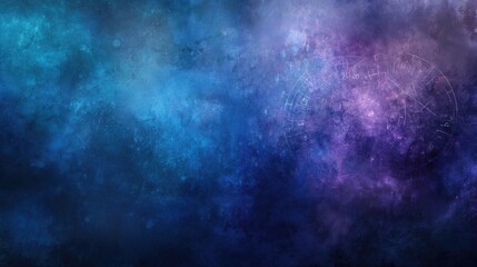 Obraz premium Cosmic Nebula Background with Abstract Star Chart Design for Fantasy and Science Fiction Projects.