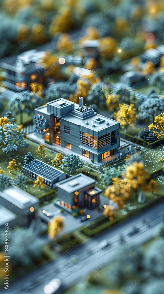 Poster microgrid with dynamic load balancing in miniature like cityscape