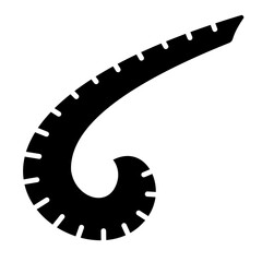 French Curve Icon