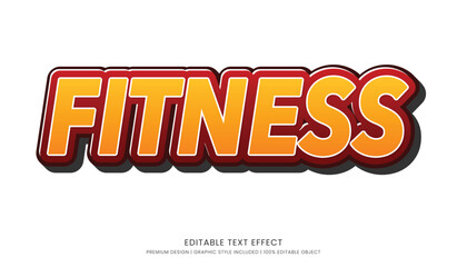 ftiness editable text effect vector design for champion ship and community club logo