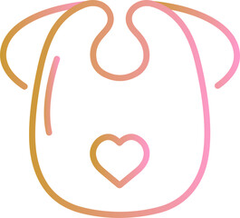 Baby Bib Vector Icon