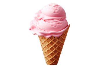Enchanted Ice Cream Dreams on a Clear PNG or White Background.