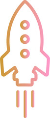 Rocket Vector Icon