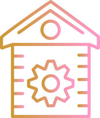 House Setting Vector Icon