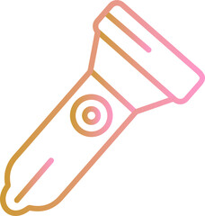 Flashlight Vector Icon