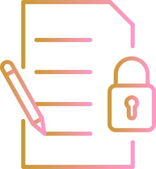 Confidentiality Vector Icon