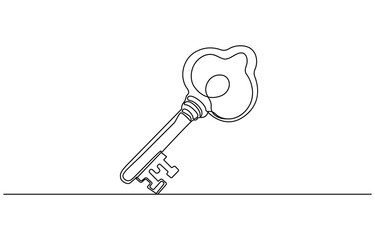 Key and keychain in the shape of a house isolated on white background. Key and label, Home key with house keychain on white background, 