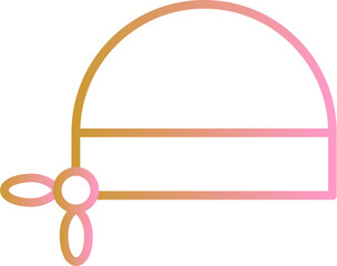 Pirate Bandana Vector Icon