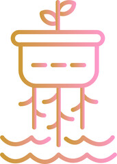 Hydroponic Vector Icon