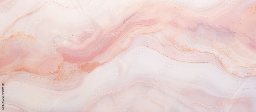 Poster luxurious high resolution white marble tile background with a natural pink onyx texture ideal for in