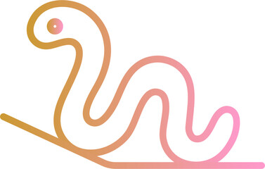Worm Vector Icon