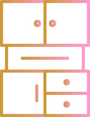 Cabinets Vector Icon