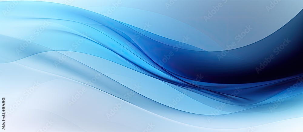 Aufkleber abstract blue white and black gradient background with a blurred effect featuring copy space image