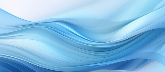 Obraz premium Abstract blue wave background texture suitable for printing painting design and fashion with copy space image