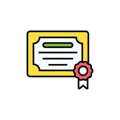 Highlighter icon design with white background stock illustration