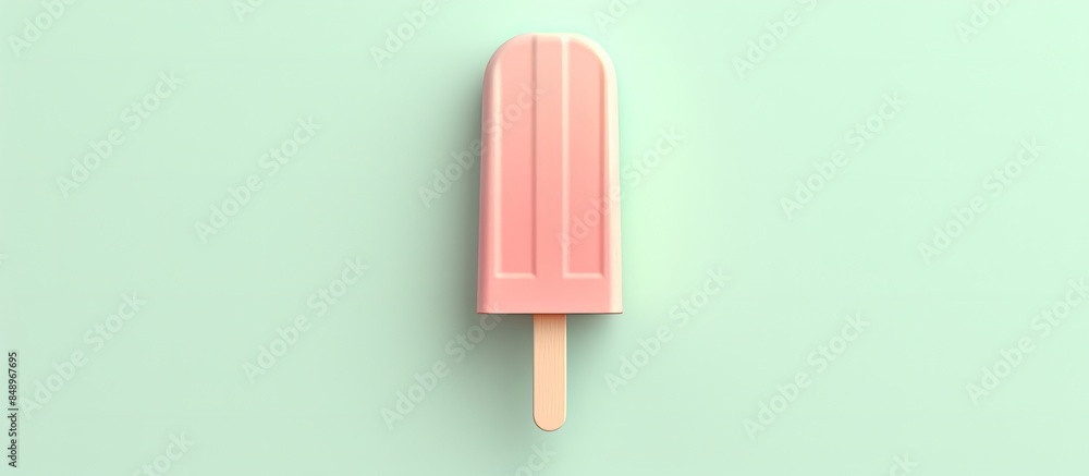Poster minimalistic mobile wallpaper in a pastel color scheme with a high resolution digital art style feat