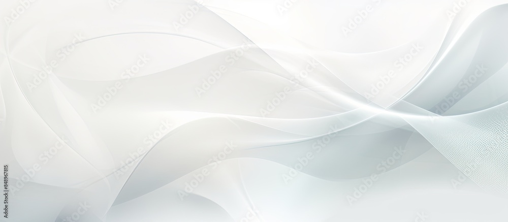Poster pale abstract background with blurred grey and white patterns featuring a light and delicate geometr
