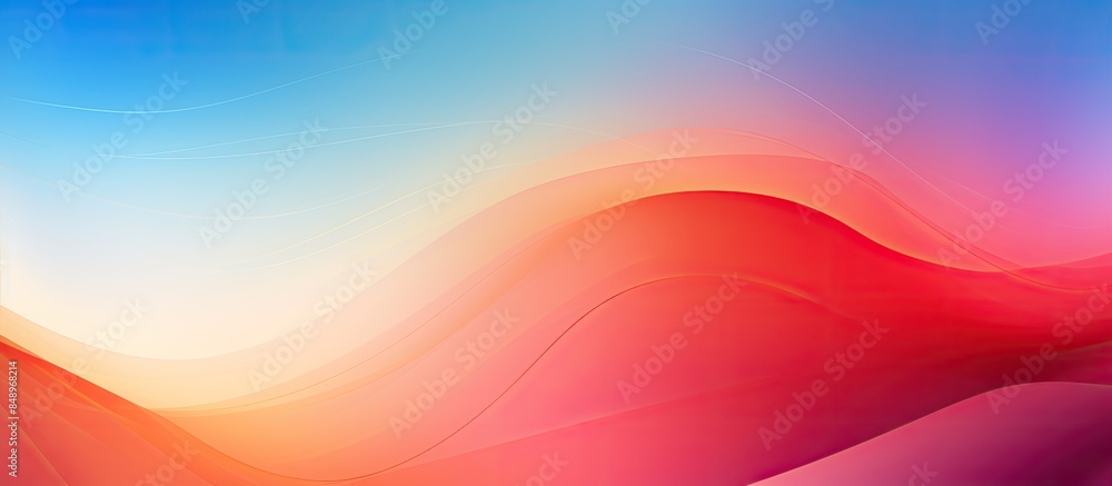Poster colorful gradient background for design with copy space image for banner ads and presentations