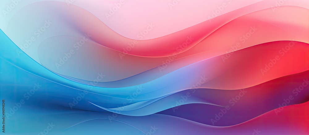 Poster vibrant gradient backdrop suitable for banners advertisements and presentations with ample copy spac