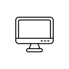 Computer icon design with white background stock illustration