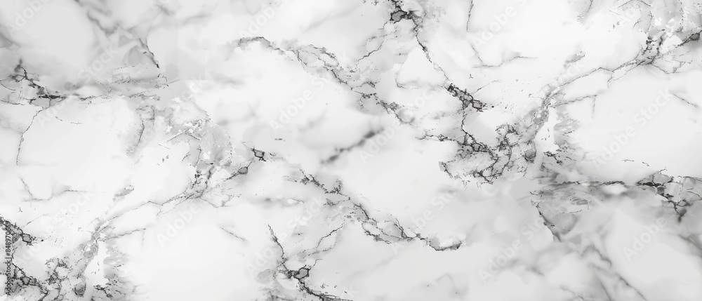 Poster a white marble floor with a pattern of black dots. the floor is very clean and shiny. the black dots