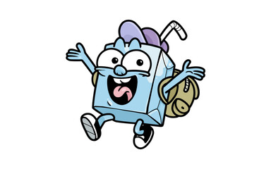 Smile Milk Box Character RG