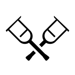 Crutches icon