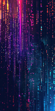 Programming code abstract technology background of software developer and computer script	