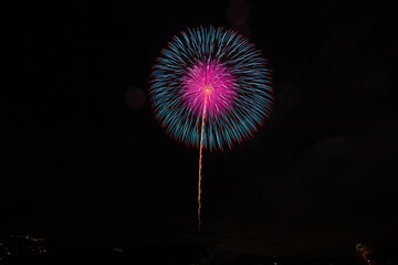 日本の夏花火