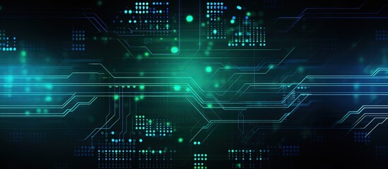 Abstract Digital Network Background