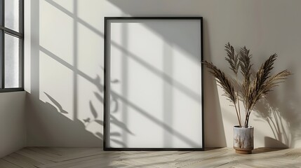 Sleek Frosted Acrylic Frame with Minimalist Design for Modern Decor