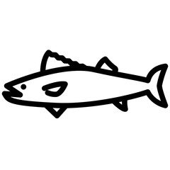 Bonito fish icon