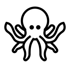 Obraz premium octopus icon