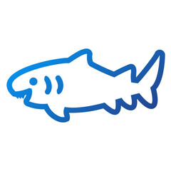 Obraz premium shark icon