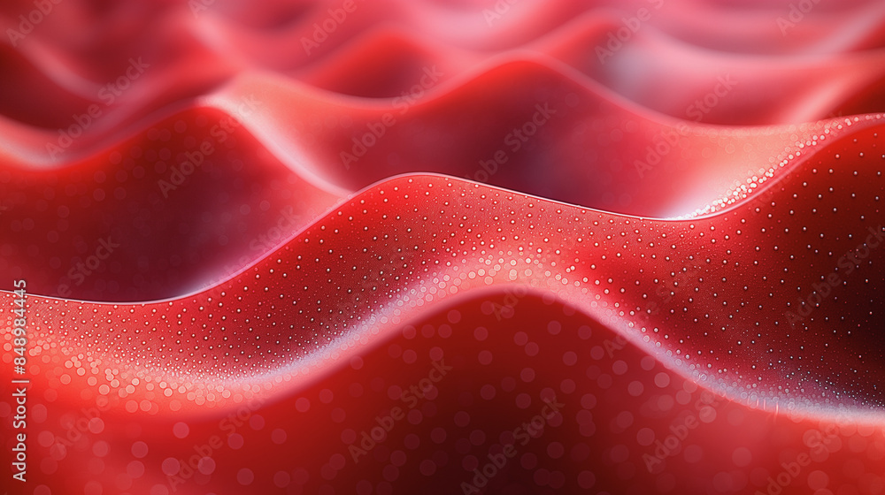 Poster the image is a close up of a red surface with a lot of texture