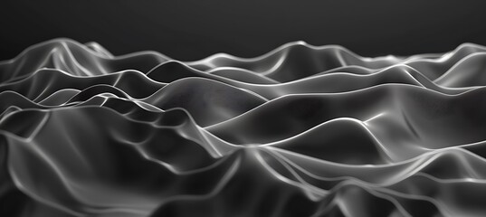 Obraz premium Monochrome Symphony: Abstract Black and White Wallpaper for Minimalist Elegance