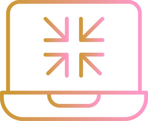 Minimize Vector Icon