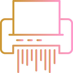 Paper Shredder Vector Icon